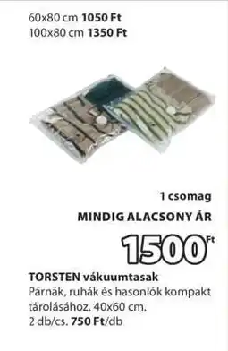 JYSK TORSTEN vákuumtasak ajánlat