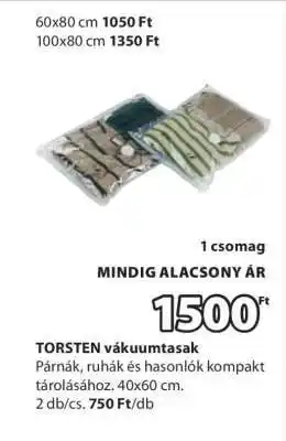 JYSK TORSTEN vákuumtasak ajánlat