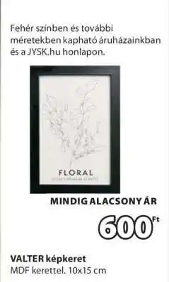 JYSK VALTER KÉPKERET ajánlat