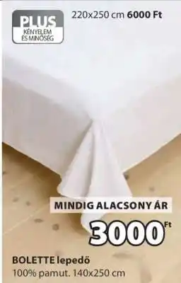 JYSK BOLETTE lepedő ajánlat