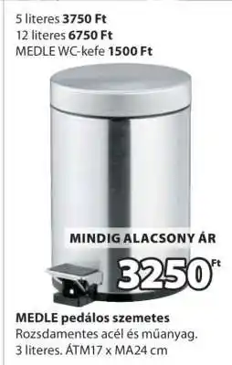 JYSK MEDLE pedálos szemetes ajánlat