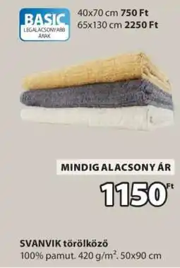 JYSK SVANVIK törölköző ajánlat