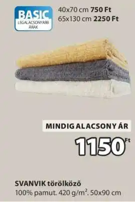 JYSK SVANVIK törölköző ajánlat