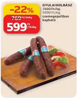 Auchan Gyulai kolbász ajánlat
