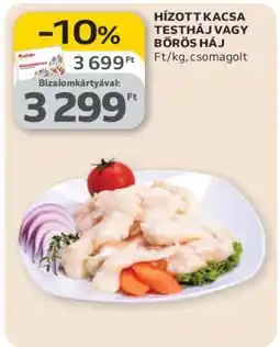 Auchan Hízott kacsa testháj vagy bőrös háj ajánlat
