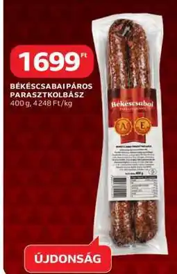 Auchan Békéscsabai Páros Parasztkolbász ajánlat