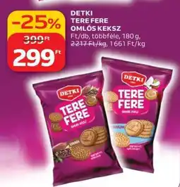 Auchan DETKI Tere Fere omlós keksz ajánlat