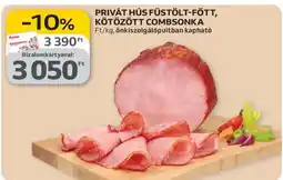 Auchan PRIVÁT HÚS FÜSTÖLT-FŐTT, KÖTÖZÖTT COMBSONKA ajánlat