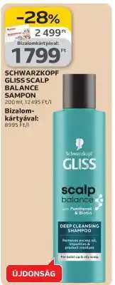 Auchan SCHWARZKOPF GLISS SCALP BALANCE SAMPON ajánlat