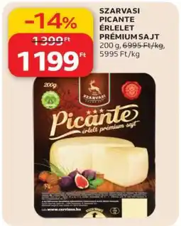 Auchan SZARVASI PICANTE ÉRLELET PRÉMIUM SAJT ajánlat