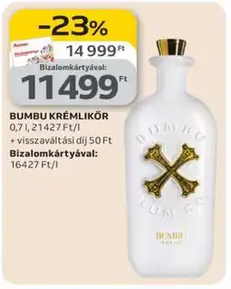 Auchan BUMBU KRÉMLIKŐR ajánlat
