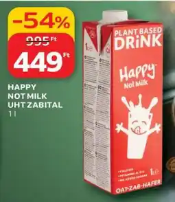 Auchan HAPPY NOT MILK UHT ZABITAL ajánlat