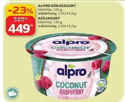 Auchan Alpro kókuszgurt ajánlat
