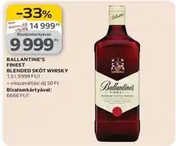 Auchan BALLANTINE’S FINEST BLENDED SKÓT WHISKY ajánlat