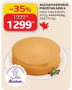 Auchan AUCHAN KEDVENC PISKÓTAKARIKA ajánlat