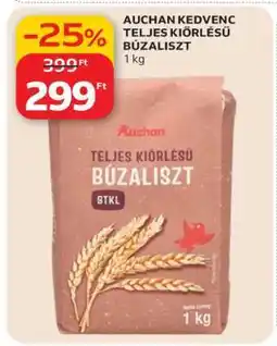 Auchan AUCHAN KEDVENC TELJES KIŐRLÉSŰ BÚZALISZT ajánlat