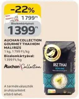 Auchan AUCHAN COLLECTION GOURMET THAI HOM MALI RIZS ajánlat