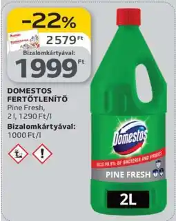Auchan Domestos Fertőtlenítő ajánlat