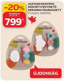 Auchan AUCHAN KEDVENC HÚSVÉTI FESTHETŐ KERÁMIA FIGURASZETT ajánlat