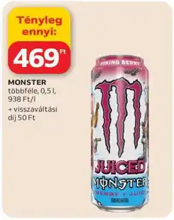 Auchan MONSTER ajánlat
