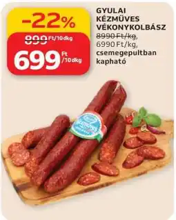 Auchan Gyulai Kézműves Vékonykolbász ajánlat