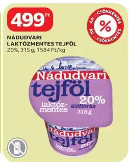 Auchan NÁDUDVARI LAKTÓZMENTES TEJFÖL ajánlat