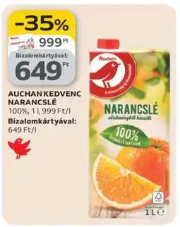 Auchan AUCHAN KEDVENC NARANCSLÉ ajánlat