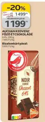 Auchan AUCHAN KEDVENC FŐZŐ ÉTCSOKOLÁDÉ ajánlat