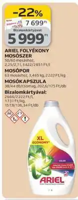 Auchan ARIEL Folyékony mosószer ajánlat