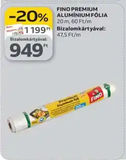 Auchan FINO PREMIUM ALUMÍNIUM FÓLIA ajánlat