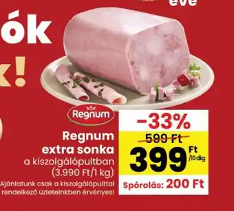 Spar Regnum extra sonka ajánlat