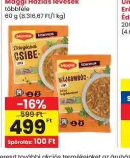 Spar Maggi Házias levesek ajánlat