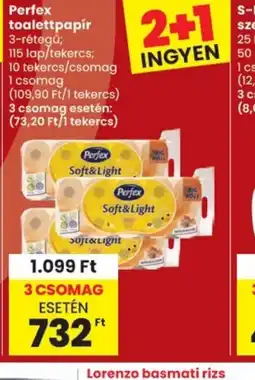 Spar Perfex toalettpap 432r ajánlat