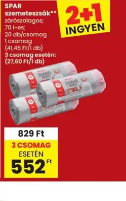 Spar SPAR szemeteszsák ajánlat