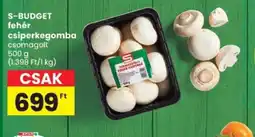 Spar S-BUDGET fehér csiperkegomba ajánlat