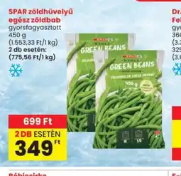 Spar SPAR zöldhüvelyű egész zöldbab ajánlat