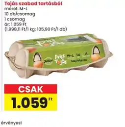 Spar Jföldi Tojás ajánlat
