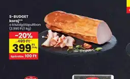 Spar S-BUDGET karaj ajánlat