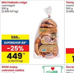 Spar Mini kakas csiga ajánlat