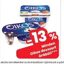 Spar OIKOS desszert ajánlat