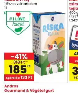 Spar Riska UHT tej ajánlat