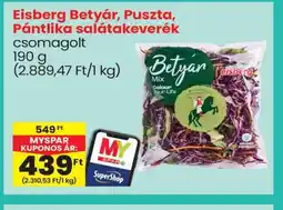Spar Eisberg Betyár, Puszta, Pántlika salátakeverék ajánlat