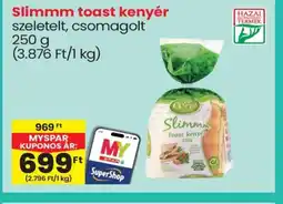 Spar Slimmm toast kenyér ajánlat