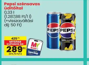 PEPSI szénsavas üdítőital