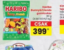 Spar Haribo Bunny 1.099Friends gumicukor ajánlat