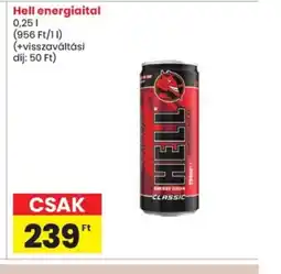 Spar Hell energiaital ajánlat