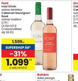 Spar FONT bor ajánlat