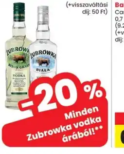 Spar Zubrowka vodka ajánlat