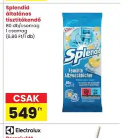 Spar Splendid általános tisztítkendő ajánlat