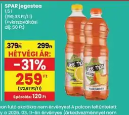 Spar SPAR jegestea ajánlat